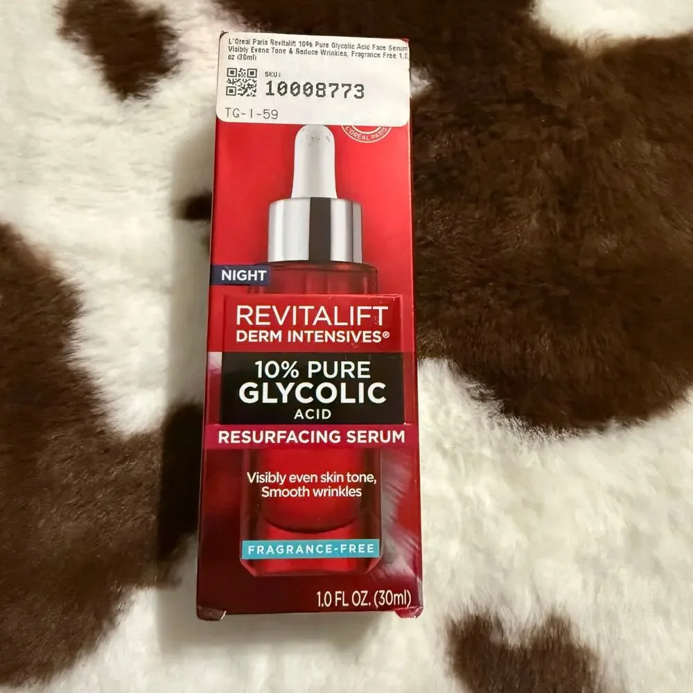 NEW Loreal Revitalift Glycolic Acid Serum 10% Exfoliating‎ Resurfacing Tone Glow